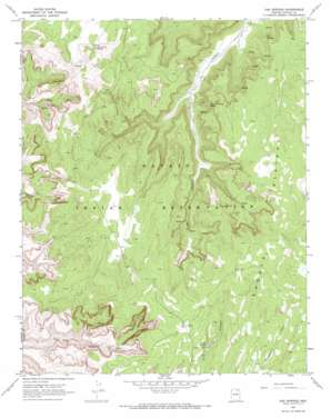 Oak Springs USGS topographic map 36110g6