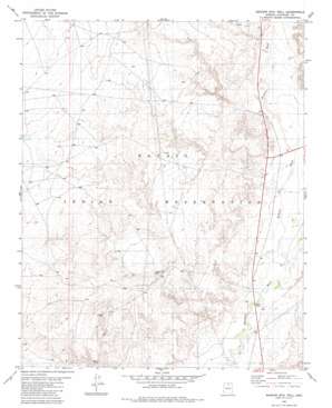 Shadow Mountain Well USGS topographic map 36111a4