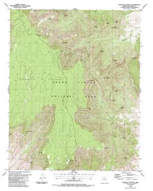 Walhalla Plateau USGS topographic map 36111b8