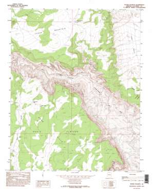 Water Pockets topo map