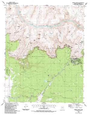 Grand Canyon USGS topographic map 36112a2