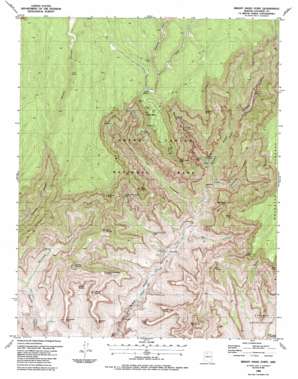 Bright Angel Point topo map