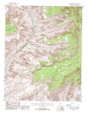 Powell Plateau USGS topographic map 36112c4
