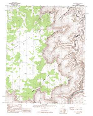 Kanab Point USGS topographic map 36112d6