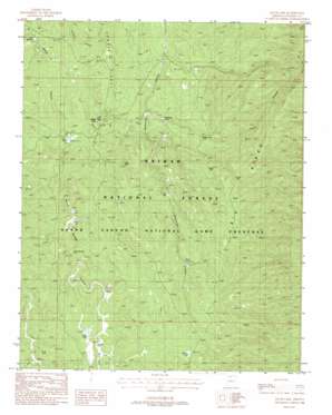 Jacob Lake topo map