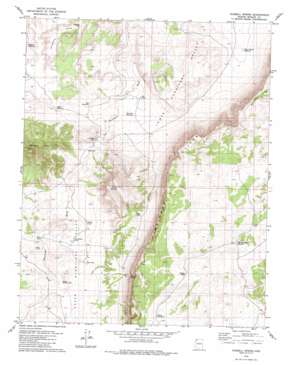 Russell Spring topo map