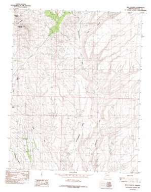 Red Pockets topo map