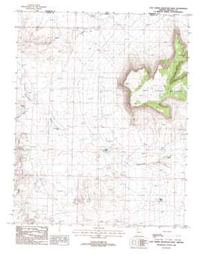 Lost Spring Mountain West topo map