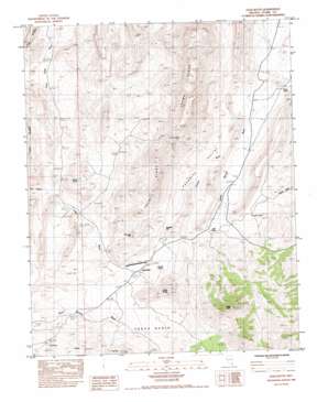 Gold Butte topo map