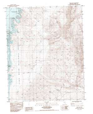 Lime Wash topo map