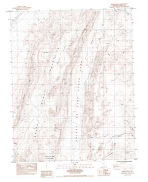 Weiser Ridge topo map