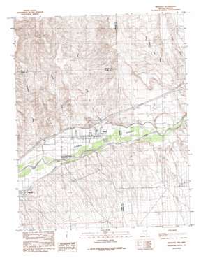 Mesquite USGS topographic map 36114g1