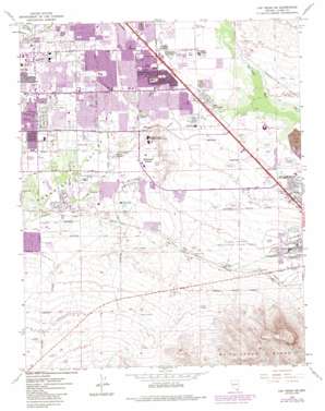 Las Vegas USGS topographic map 36115a1