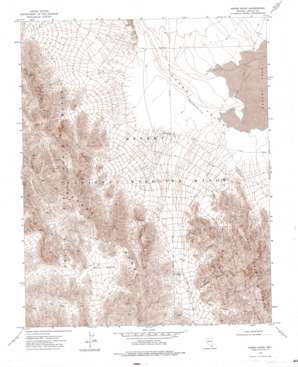 Burro Basin USGS topographic map 36115h3