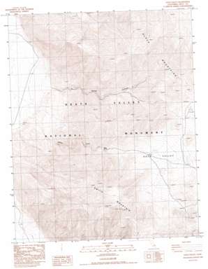 Gold Valley topo map