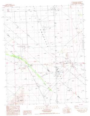 Franklin Well topo map
