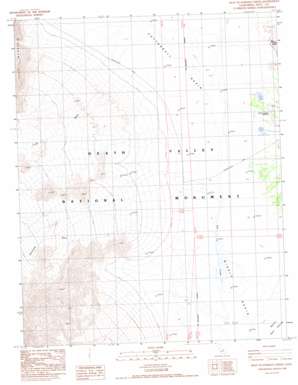 East Of Furnace Creek topo map