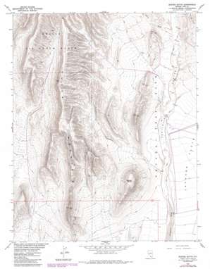 Busted Butte topo map
