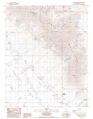 Carrara Canyon USGS topographic map 36116g6