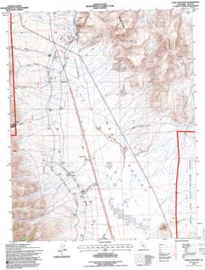 Coso Junction topo map