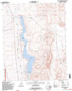 Haiwee Reservoirs topo map
