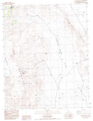 Santa Rosa Flat topo map