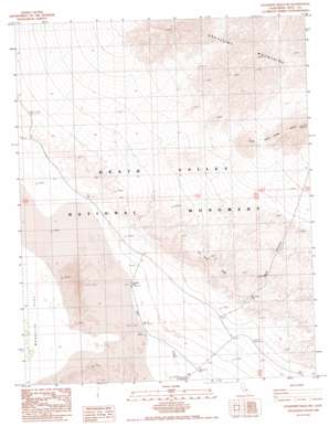 Stovepipe Wells topo map