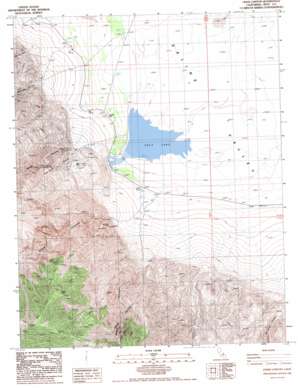 Craig Canyon topo map