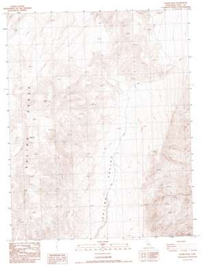 Saline Mountain topo map