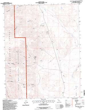 Waucoba Canyon USGS topographic map 36117h8