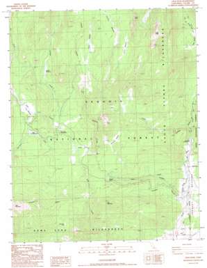 Monache Mountain USGS topographic map 36118a2