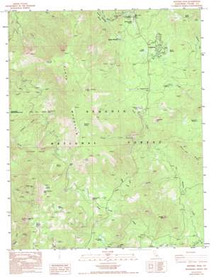 Sentinel Peak USGS topographic map 36118a5