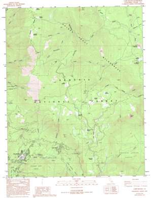 Camp Nelson USGS topographic map 36118b5