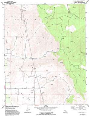 Frazier Valley topo map