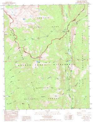 Kern Lake USGS topographic map 36118c4