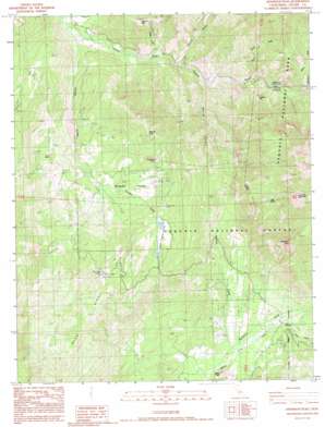 Dennison Peak USGS topographic map 36118c7
