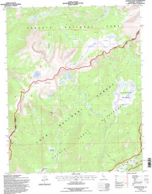 Johnson Peak USGS topographic map 36118d3