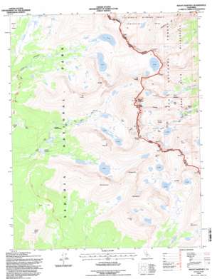 Mount Whitney topo map