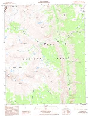 Mount Kaweah USGS topographic map 36118e4