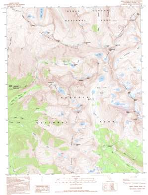 Triple Divide Peak USGS topographic map 36118e58