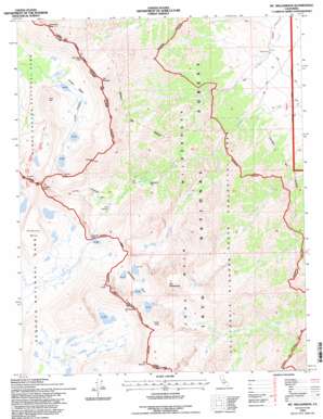 Mount Williamson USGS topographic map 36118f3