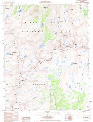 Mount Brewer topo map