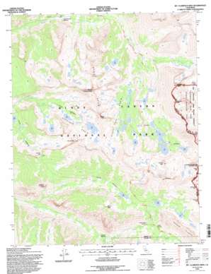 Mount Clarence King USGS topographic map 36118g4