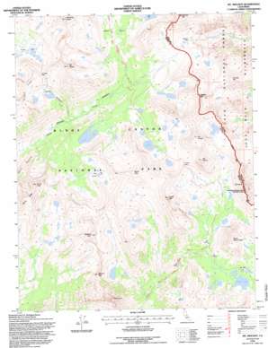 Mount Pinchot USGS topographic map 36118h4