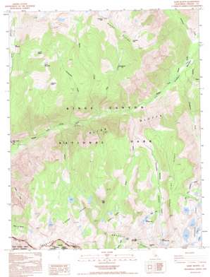 Slide Bluffs USGS topographic map 36118h6