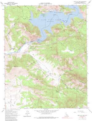 Pine Flat Dam USGS topographic map 36119g3