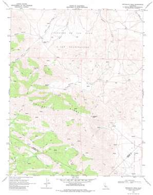 Ortigalita Peak topo map
