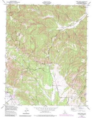 Cosio Knob USGS topographic map 36121a2