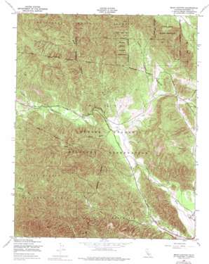 Cosio Knob USGS topographic map 36121a3