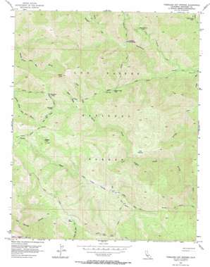 Tassajara Hot Springs USGS topographic map 36121b5